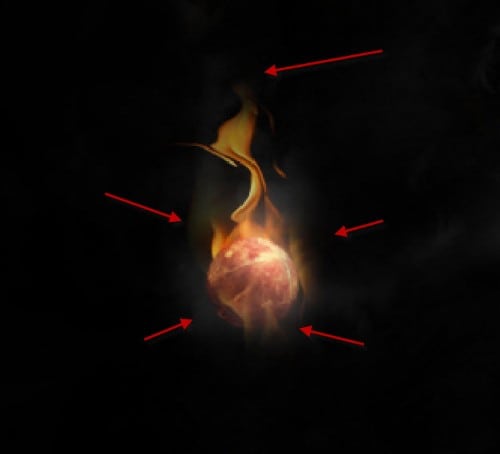 5 cloud 500x454 Create a Dark Angelic Figure with Magic Fire Orb Effect in Photoshop