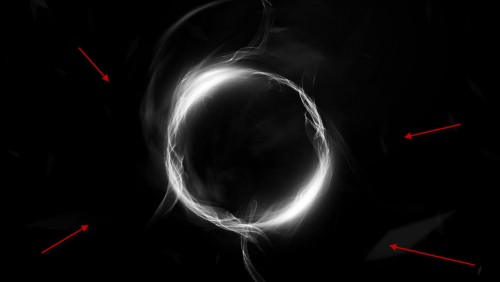 5 particle1 500x282 Create an Abstract Golden Circle with Smoke Brushset in Photoshop