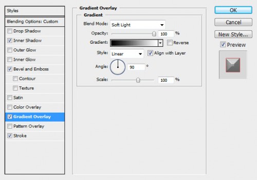 1 grad 500x350 Create Awesome Particle Flame Text Effect in Photoshop