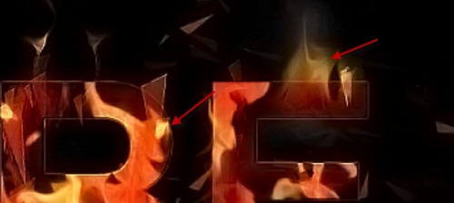 5 fire touch 500x224 Create Awesome Particle Flame Text Effect in Photoshop