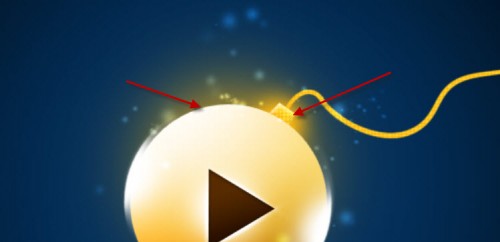 5 light 500x242 Design a Delicious, Shining Circle Play (Web) Button in Photoshop