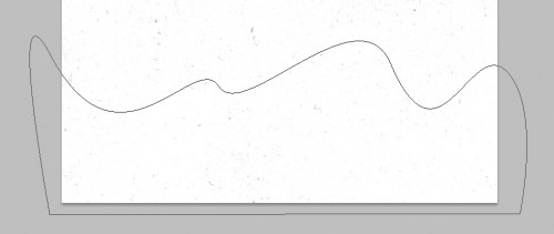 2 close path 500x211 Design a Freestyle Text Effect with Pen Tool and Liquify Filter in Photoshop