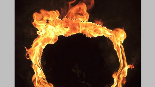 3 fire sel 500x281 Design an Abstract Style Sword Warrior with Fiery Effect in Photoshop
