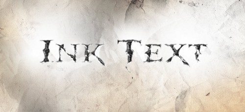 3 effect 500x230 Create a Dissolved Ancient Ink Text Effect in Photoshop