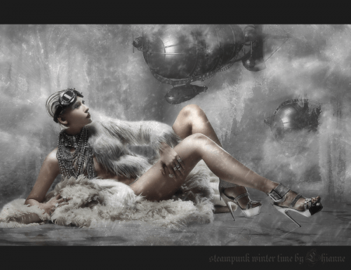 steampunk winter time by lhianne d5j6p8r 500x385 Imagination Unleashed: Best of PSD Vault DeviantART Group – Vol. 39