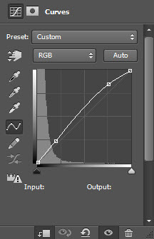 1 curves Create 3D Text Surrounded by Flame in Photoshop