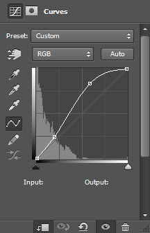 Photo Manipulation of Underworld Demon Lord in Photoshop 2 curves Photo Manipulation of Underworld Demon Lord in Photoshop