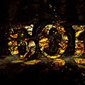 Design a Hot Golden Text with Disintegration Effect in Photoshop